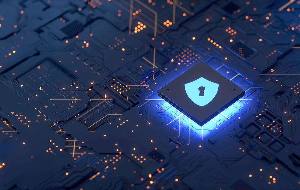 cybersecurity computer graphic