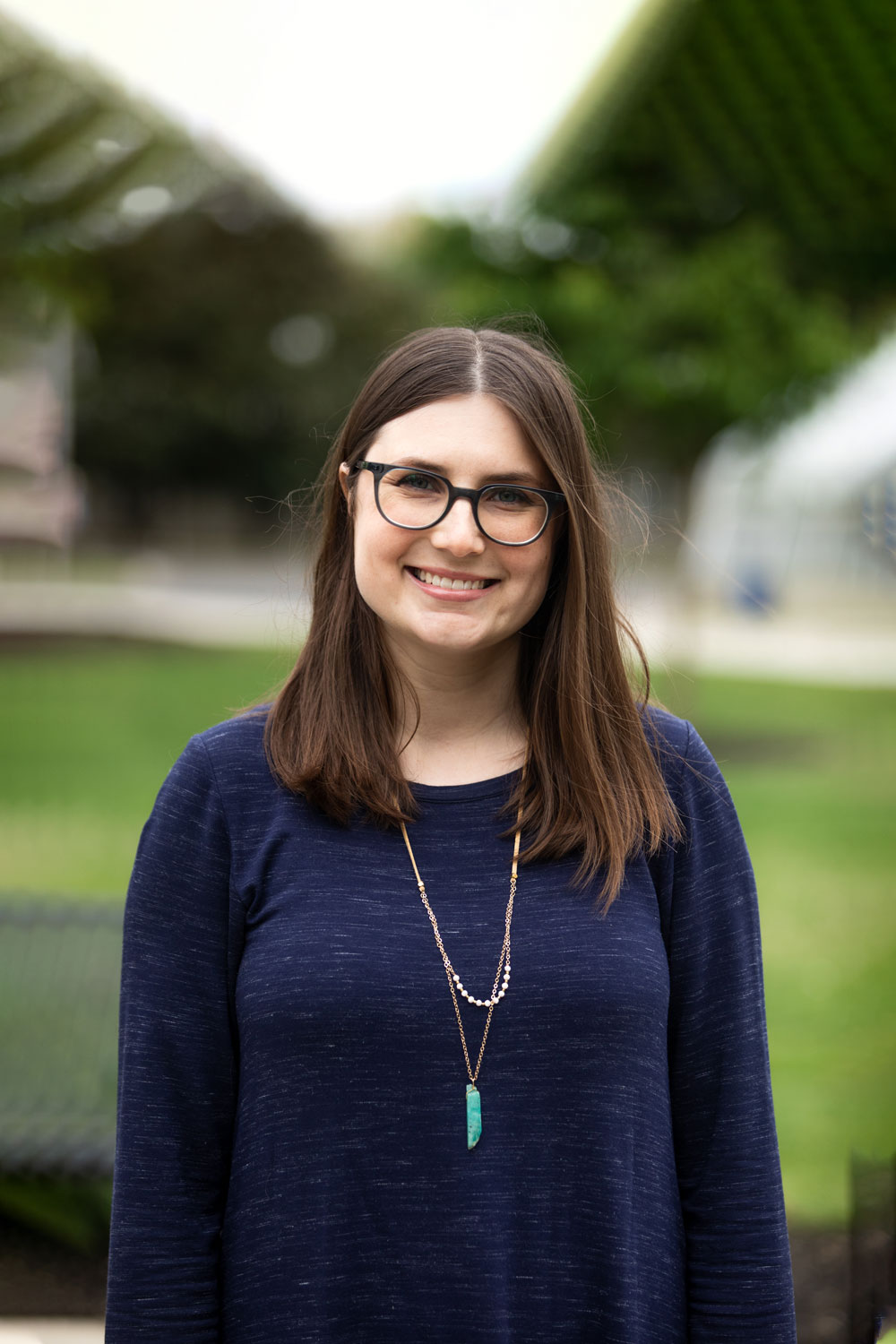 a photo of a Rowan public relations faculty member